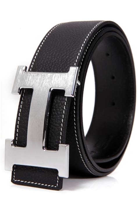 hermes black belt white stitching|real hermes belt markings.